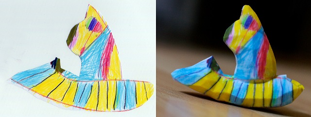 "printing: transform your children's drawings into decor objects"