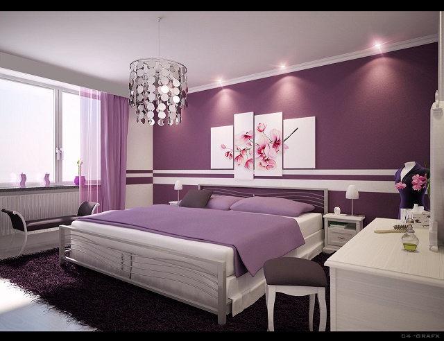 Bedroom color schemes: the best color to have more sleep and more sex"