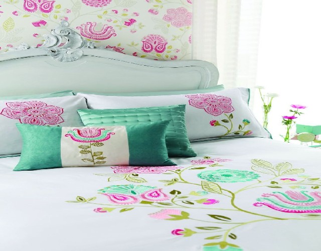 Floral bedroom