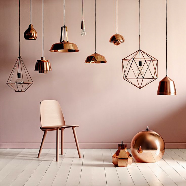 Best tips for a vintage decor with copper lighting