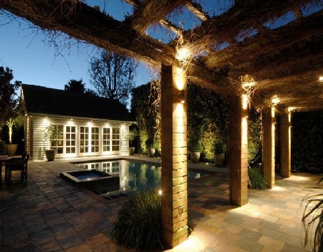 THE BEST PROJECTS WITH DESIGN OUTDOOR LIGHTS 2 pool