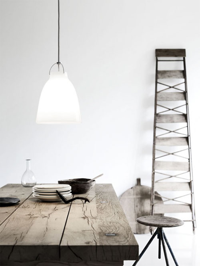 minimalistic dining rooms industrial ceiling lamps