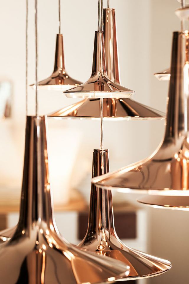 Kin copper pendant lamps by Francesco Rota 640