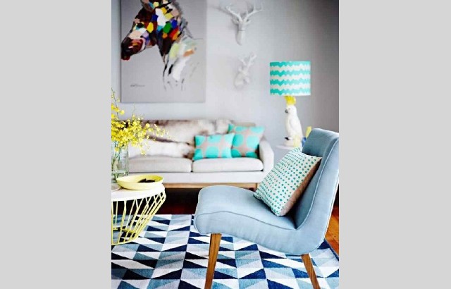 Living room ideas 50 inspirational rugs geometric 2