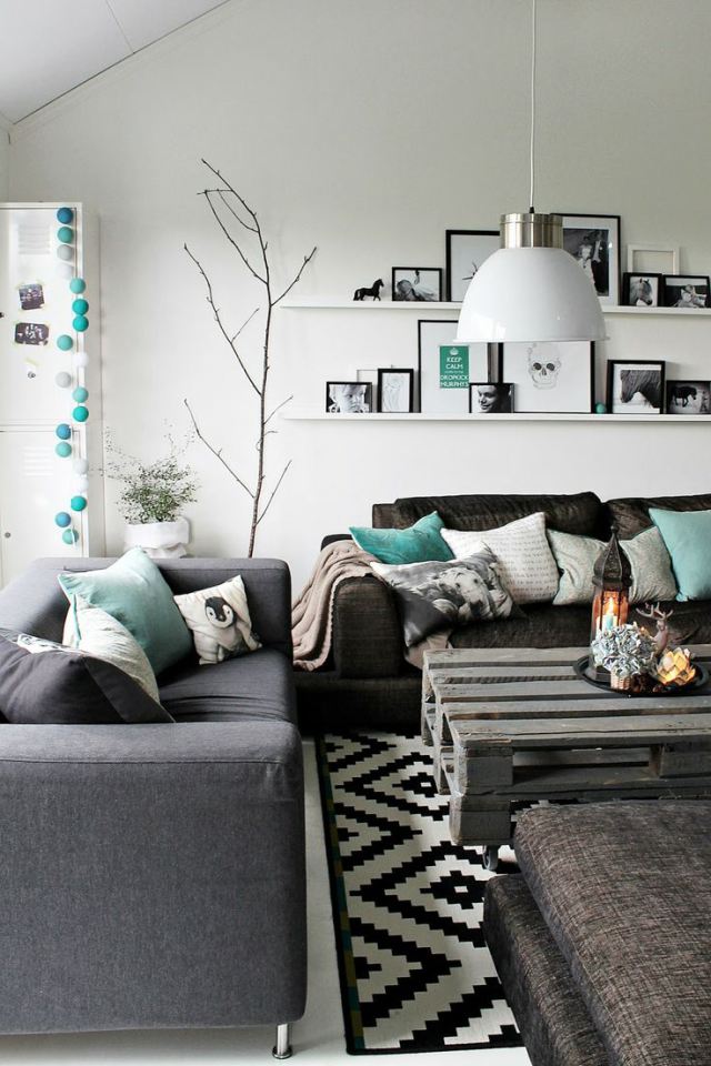 Living room design ideas 50 inspirational rugs patterns 3 640