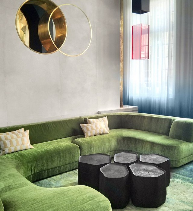Living room design ideas 50 inspirational sofas velvet green