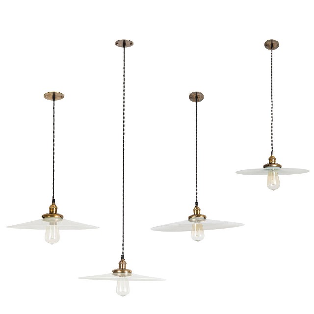 Rare Milk Glass Pendants BY REWIRE 10 beautiful stilnovo suspension lamps