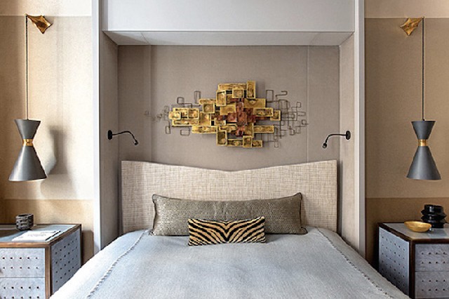 Luxury Home Design Ideas by Jean-Louis Deniot contemporary bedroom using mid century modern lighting in blac