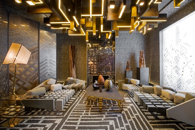 Luxury Home Design Ideas by Jean-Louis Deniot modern living area with an extravagant lighting design
