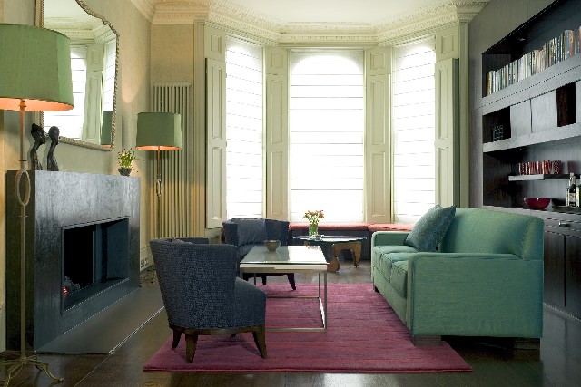 Mid-century Modern Home Design Ideas by BRUDNIZKI Coleherne Road, London, residential, Living