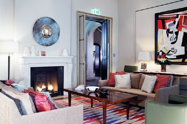 Mid-century Modern Home Design Ideas by MARTIN BRUDNIZKI The Villa Kennedy, Frankfurt Hotel Seating Area