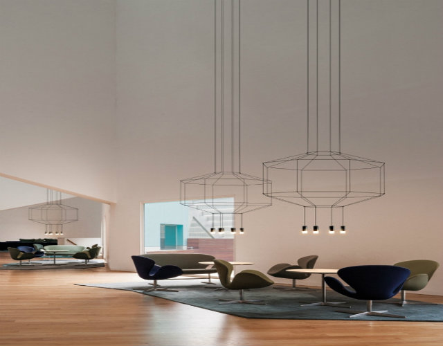 TOP 50 MODERN SUSPENSION LAMPS Wireflow 3D Octagonal Pendant Light