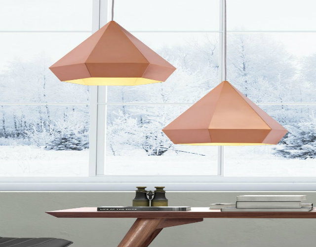 TOP 50 MODERN SUSPENSION LAMPS diamond facet lamps in pastel  scandinavian colors