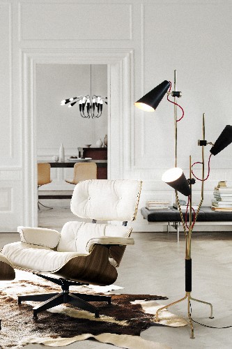 Top 50 modern floor lamps delightfull evans floor lamp