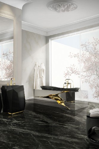 black luxury bathroom design ideas lapiaz bathtub diamond freestand maison valentina
