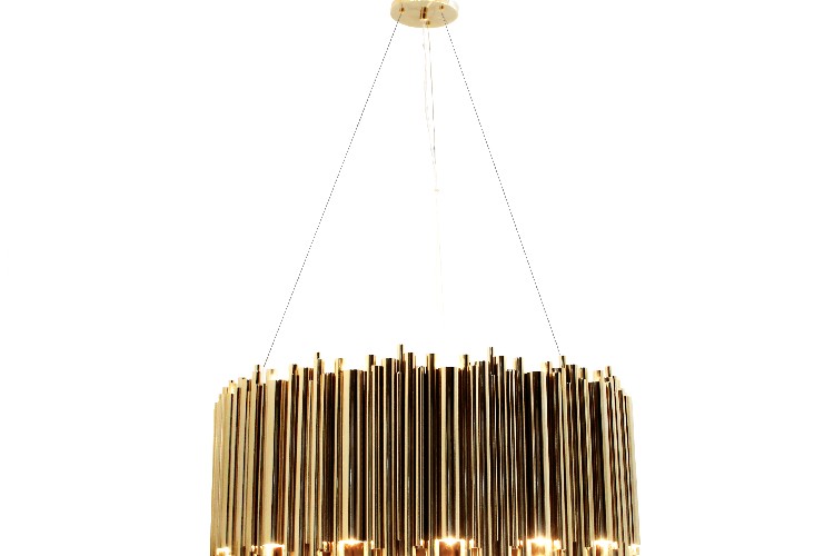 Gold details on a white fireplace delightfull brubeck