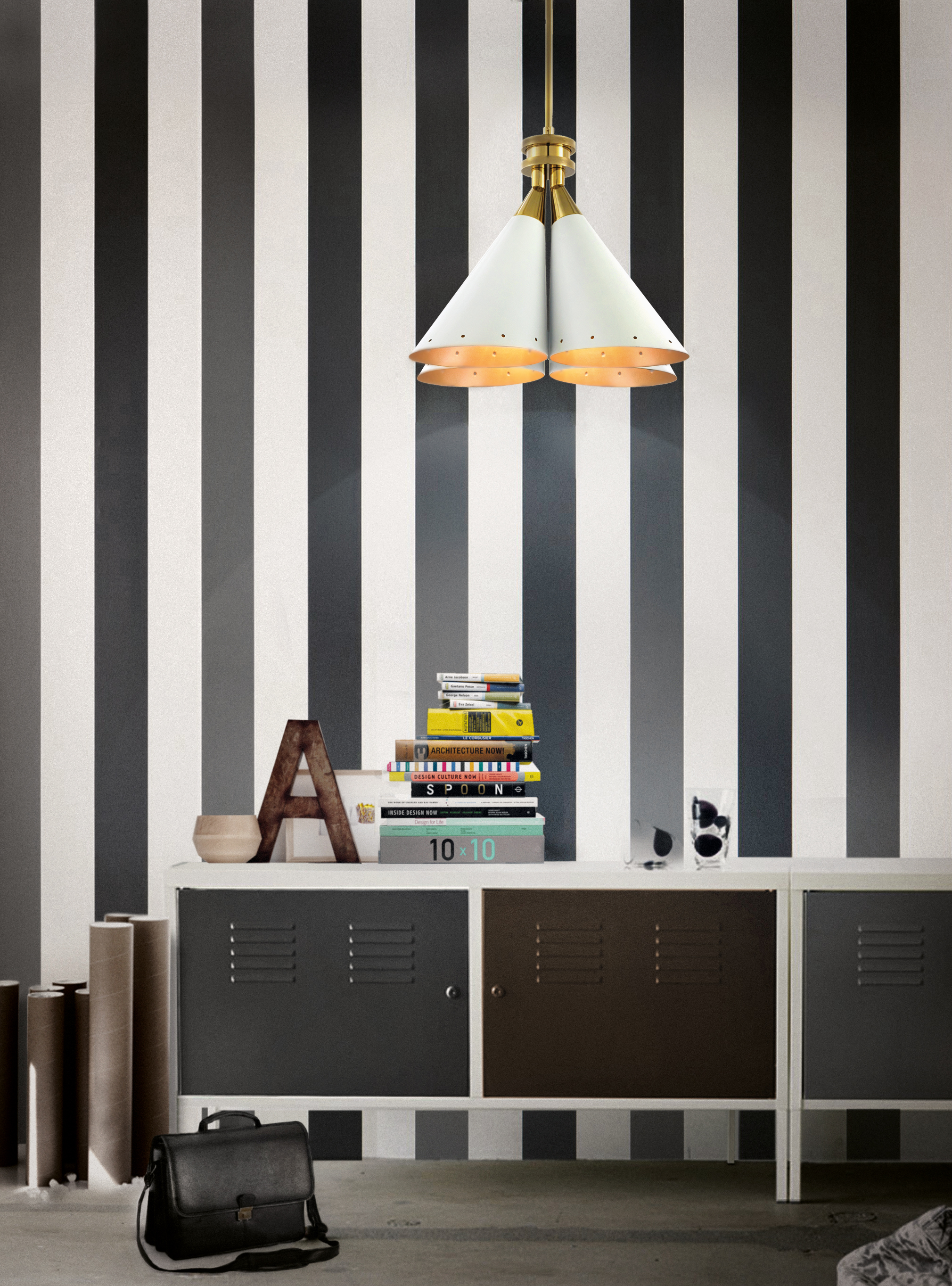 Industrial interiors living room