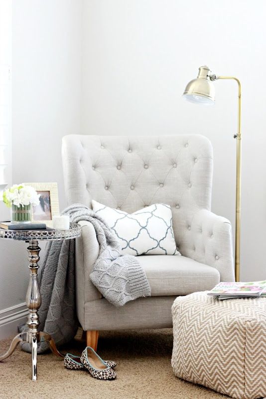 Use a Floor Lamp in a Reading Corner