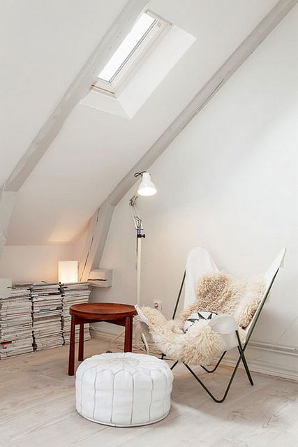 Use a Floor Lamp in a Reading Corner