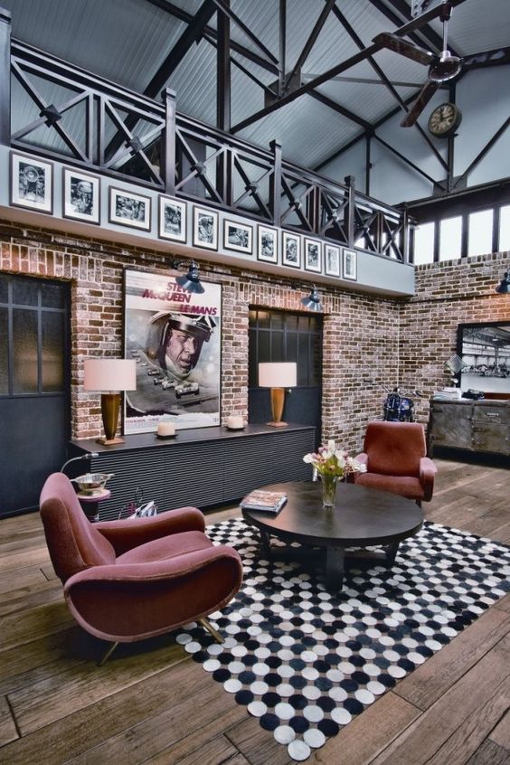 Inspirational 50’s industrial design interiors