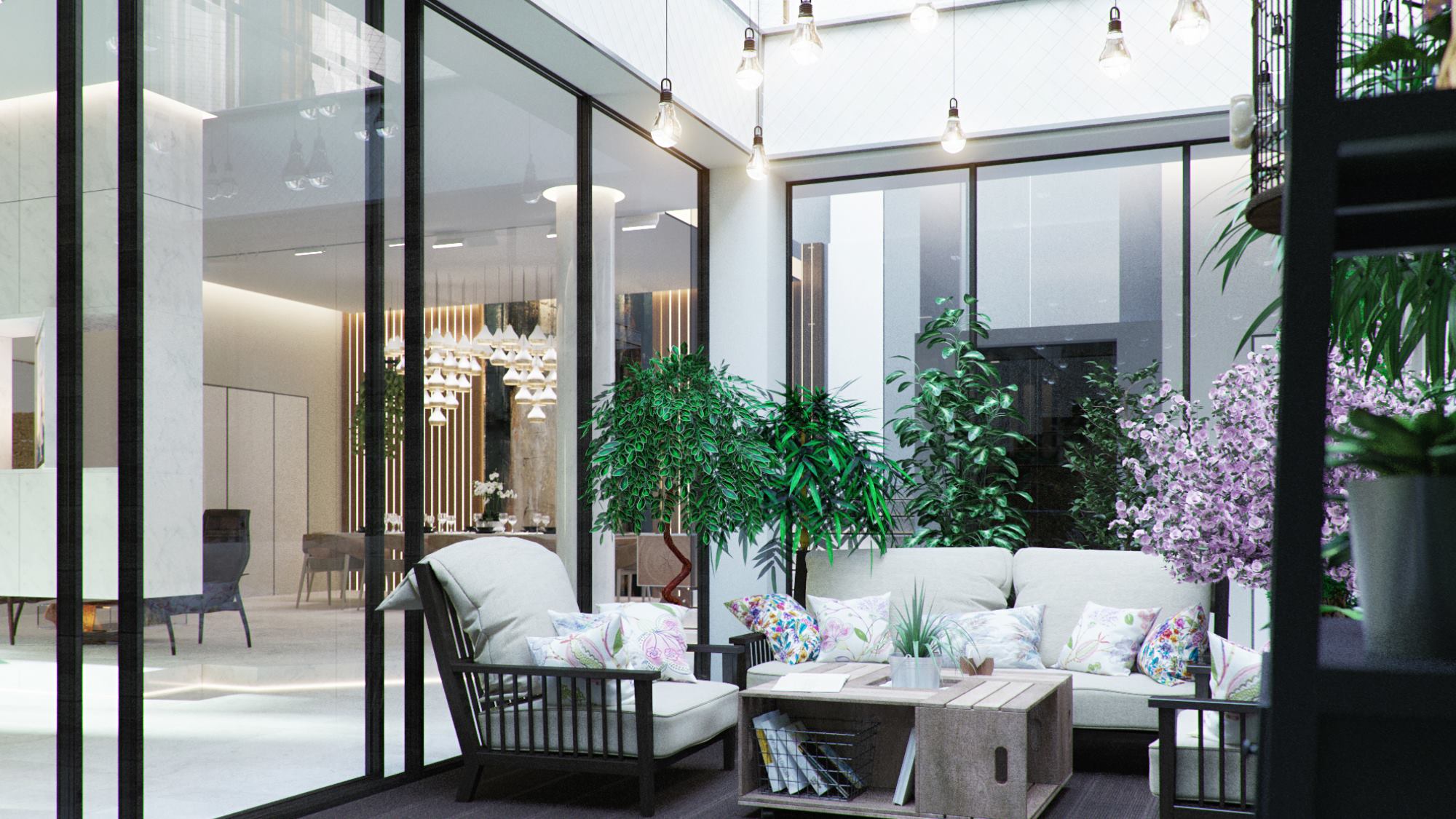 Home Design projects: Contemporary Eco Atrium