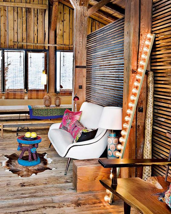 Home Design projects: A Sophisticated Deco Chalet