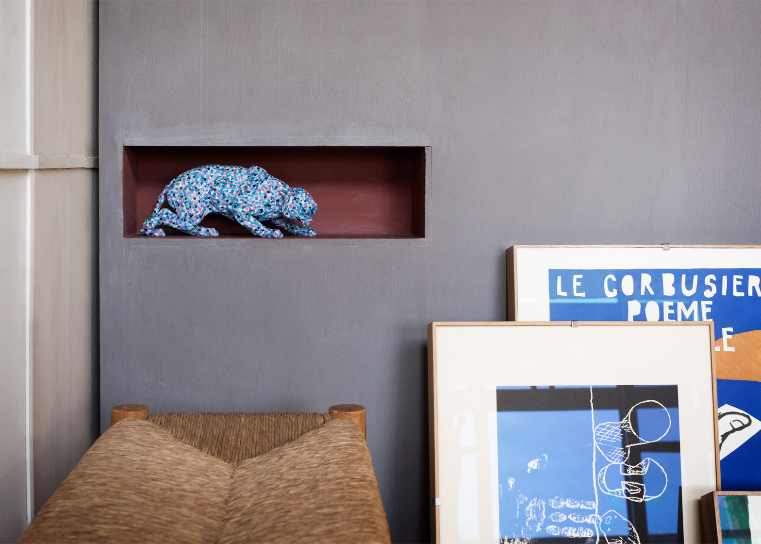 Cool apartment with different color combinations by Mendini