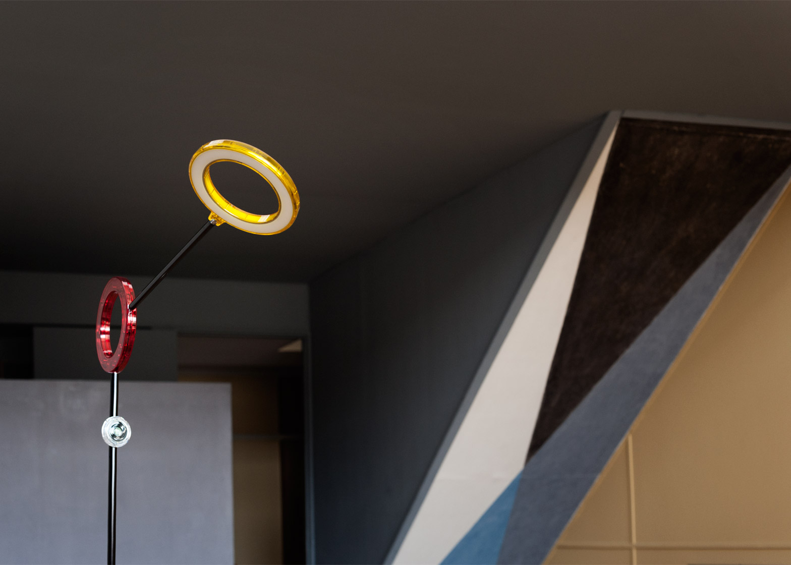 Cool apartment with different color combinations by Mendini