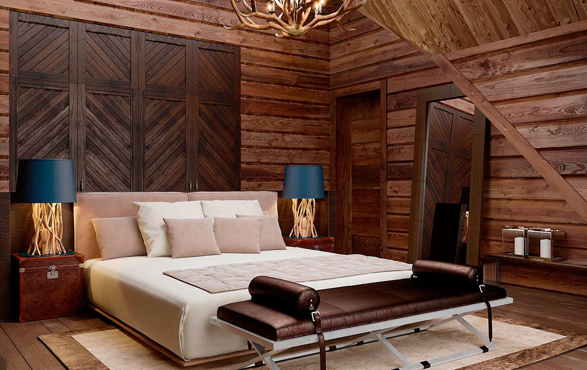 Modern home design chalet by OLGA PROTSENKO