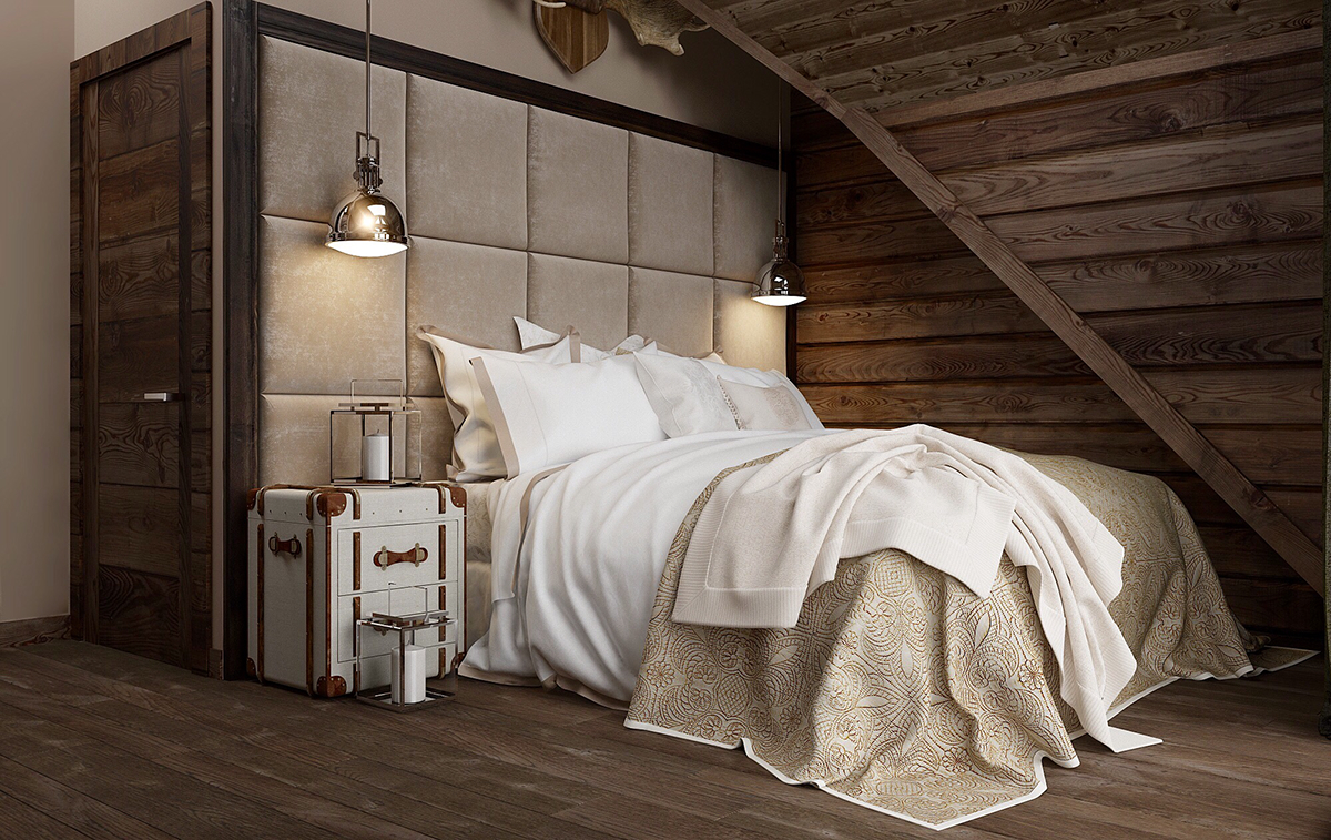Modern home design chalet by OLGA PROTSENKO