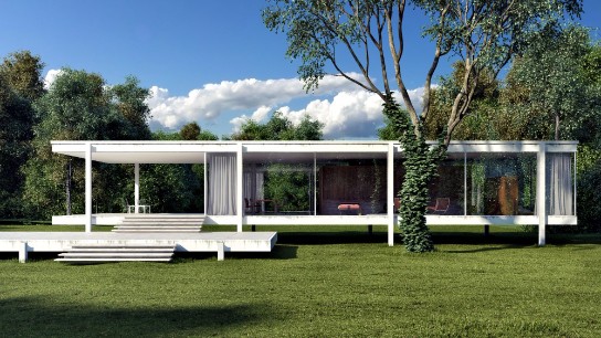 Fall in Love with Mies Van der Rohe World Known Farnsworth House