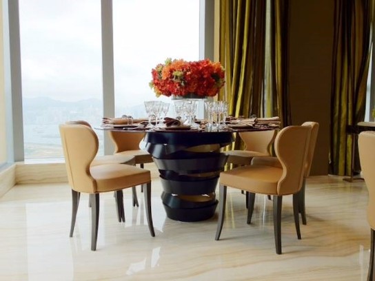 Fall in Love with These Wintery Black Dining Tables