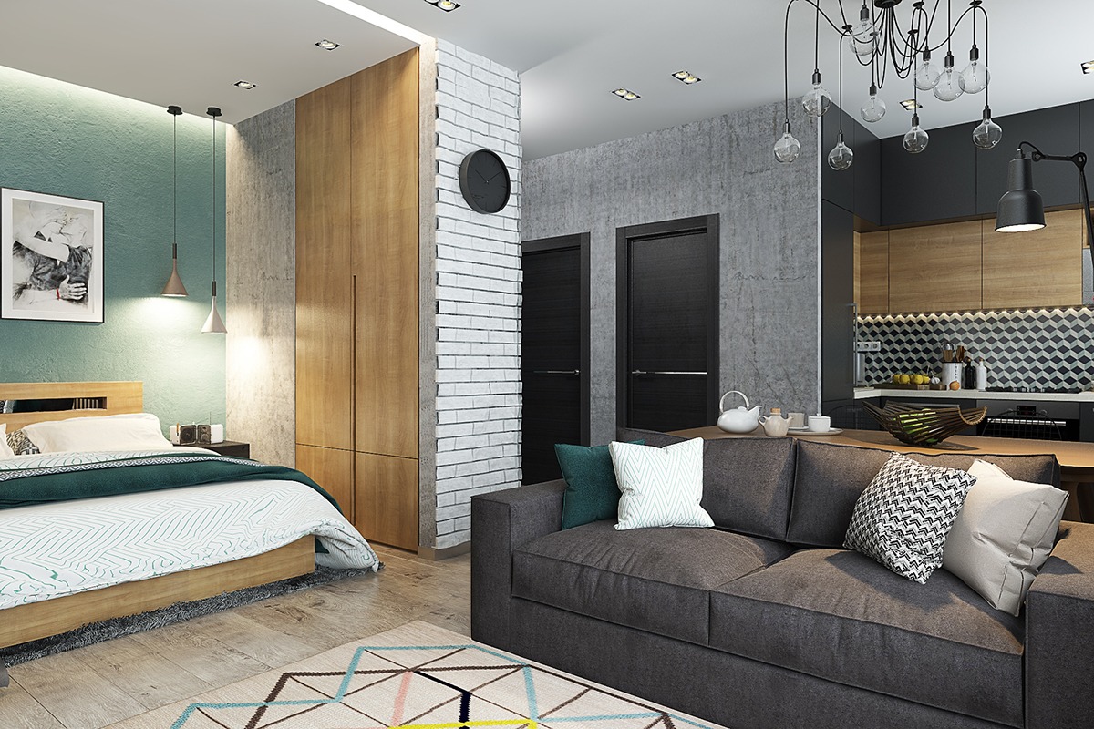 Home Design Ideas- Small Apartments Under 50 Square Meters