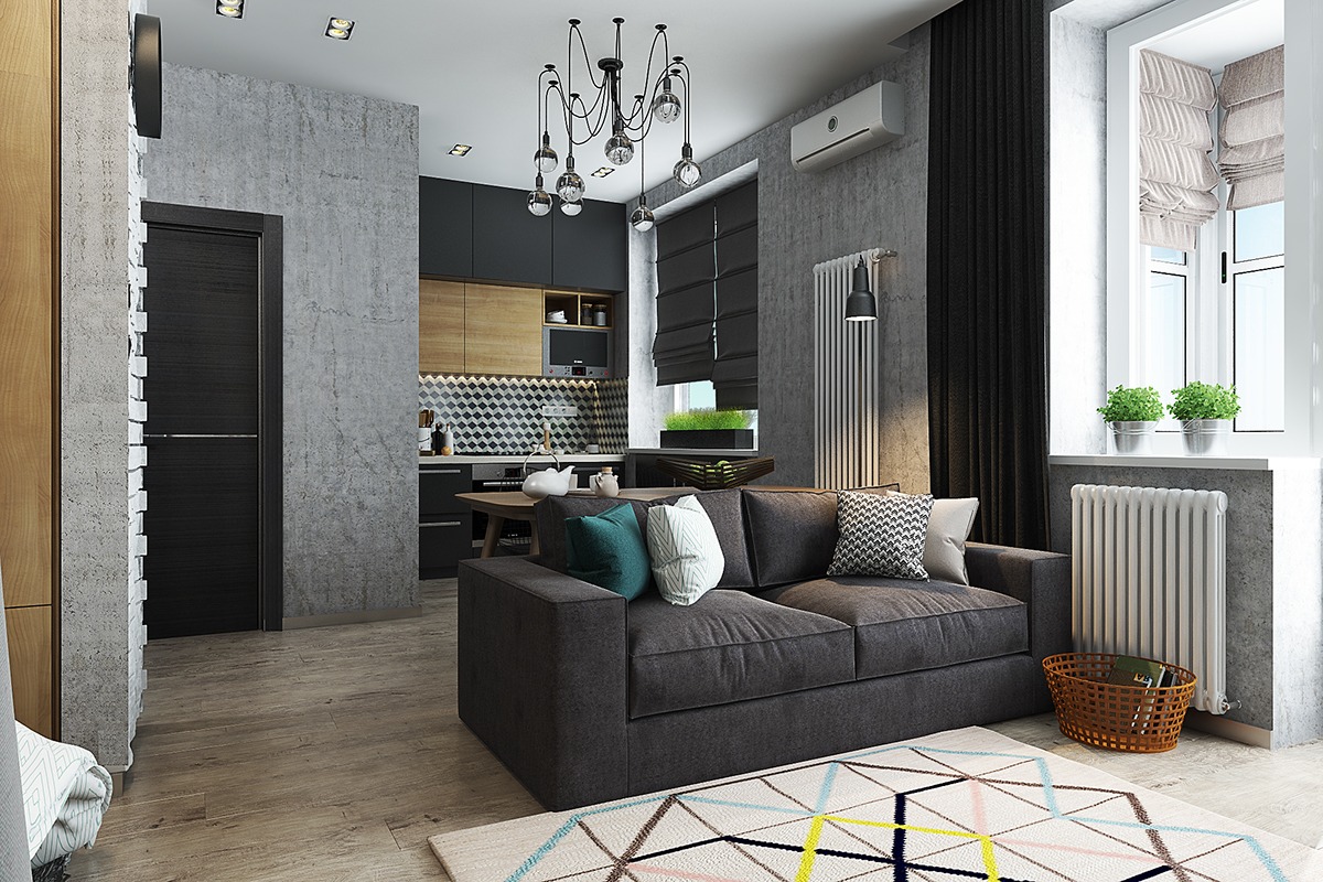 Home Design Ideas- Small Apartments Under 50 Square Meters