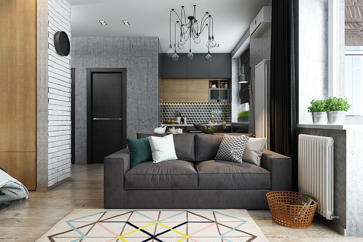 Home Design Ideas- Small Apartments Under 50 Square Meters