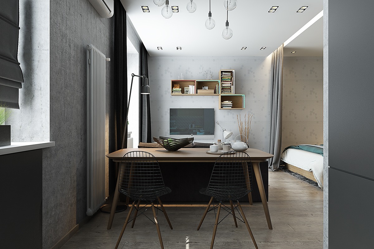Home Design Ideas- Small Apartments Under 50 Square Meters