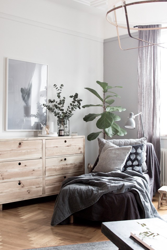 Room of the Week: White and Gray Bedroom with a Nordic Design Feeling