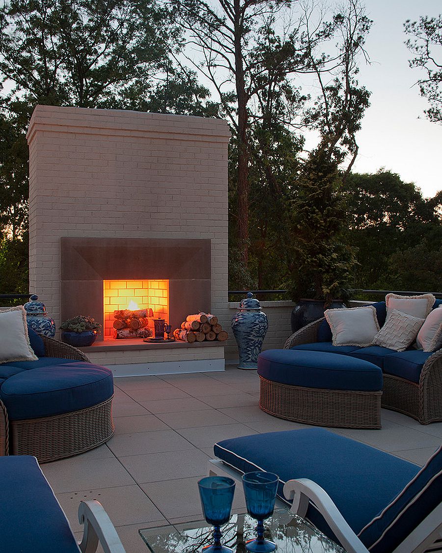 Relaxing Outdoor Retreat Fireplace Edition 7