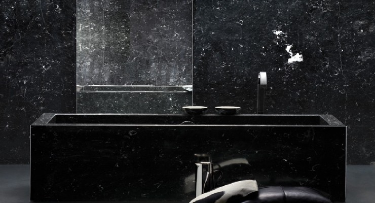 black luxury bathroom design ideas