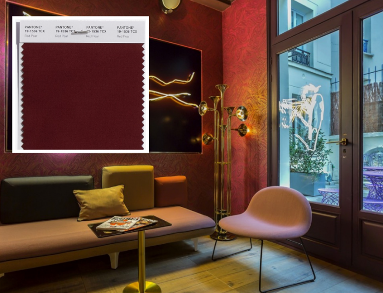 Pantone 19-1536 Red Pear