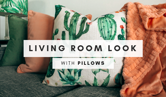 Living Room Decor Inspired Look How To Style A Pile of Pillows 8