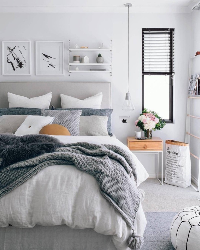 20 Best Ways To Decor Your Bedroom With A Scandinavian Design_16